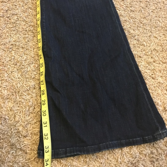 Express Mid Rise Wide Leg Flare Jeans NWT 00 - Picture 4 of 8